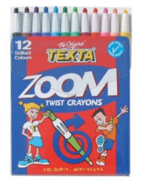 Picture of Crayons Texta Zoom Propelling Packet 12