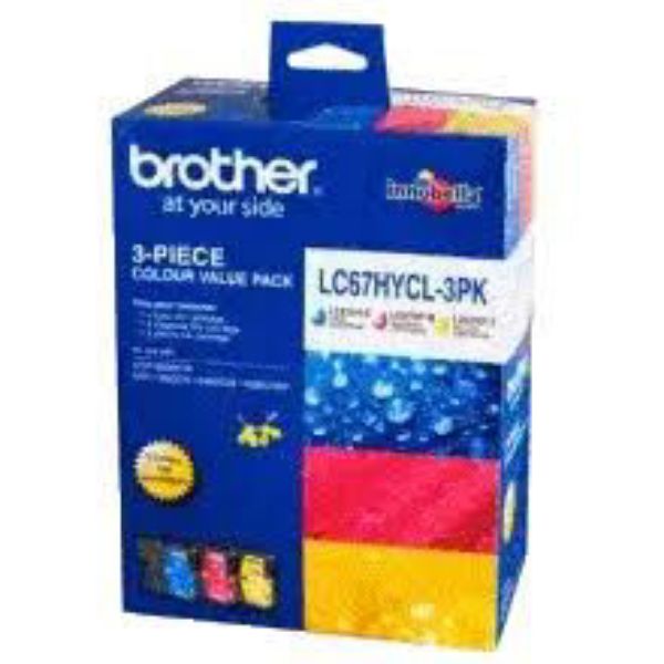 Picture of Brother LC-67CL3PK CMY High Capacity Pack