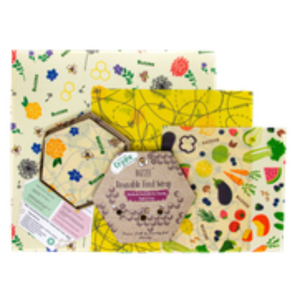 Picture of Organic Beeswax Wrap Pkt 3