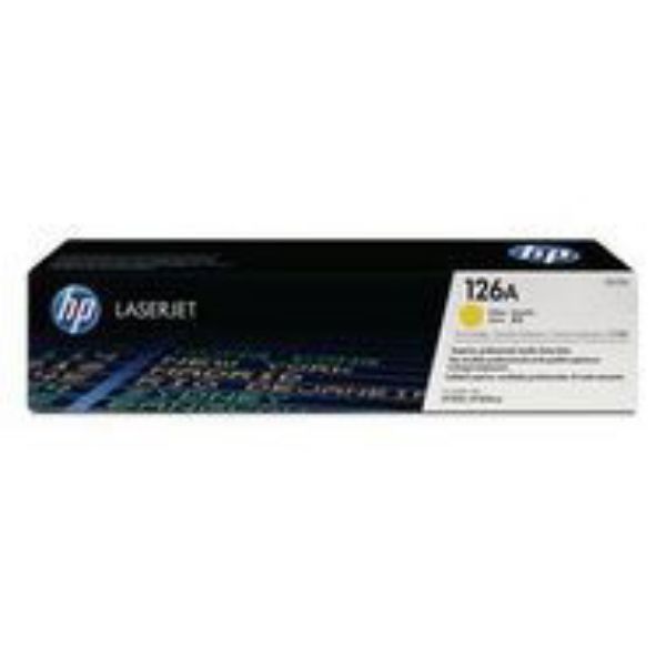 Picture of HP #126A Yellow Toner Cartridge