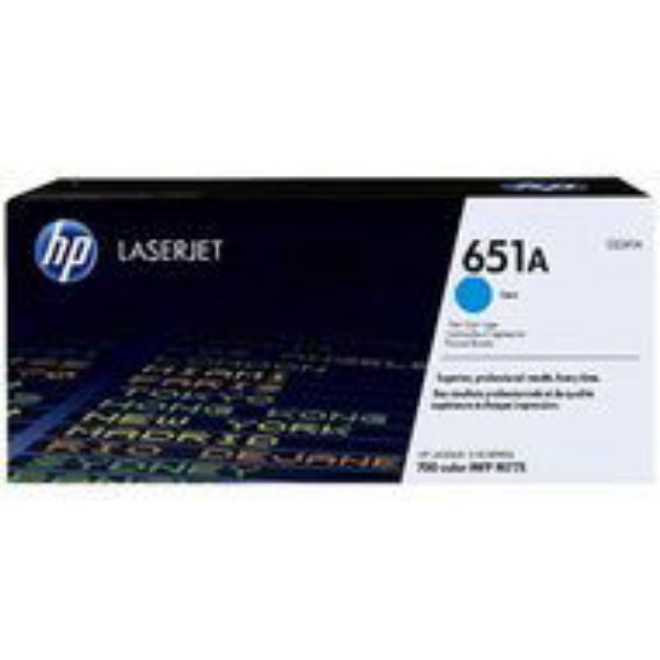 Picture of HP #651A Cyan Toner Cartridge