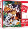 Picture of Masterpieces Puzzle - Furry Friends Ready for Work Puzzle 1000 pieces