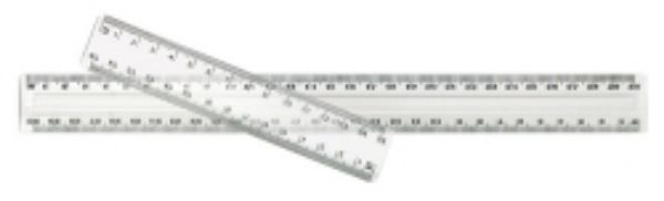 Picture of Ruler Plastic 30cm