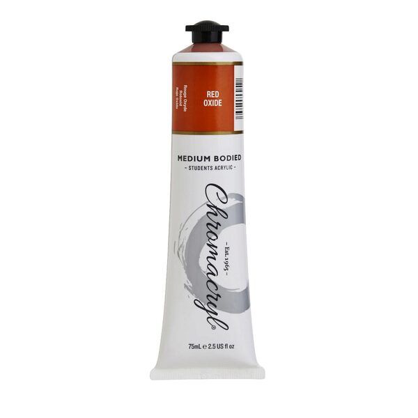 Picture of Paint Chromacryl 75ml Acrylic Red Oxide