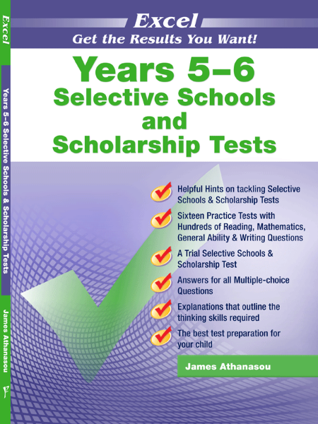 Picture of Excel Test Skills - Selective Schools and Scholarships Tests Years 5-6