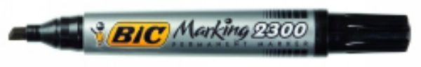 Picture of Marker Bic Permanent Black 3.1mm - 5.3mm Chisel