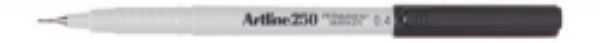 Picture of Marker Artline #250 Black 0.4mm