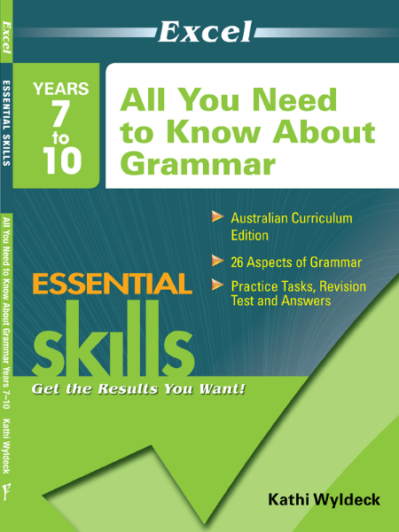 Picture of Excel Essential Skills - All You Need To Know About Grammar Years 7-10