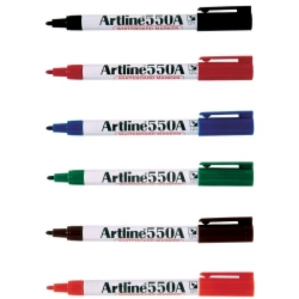 Picture of Marker Whiteboard Artline 550A Bullet Assorted