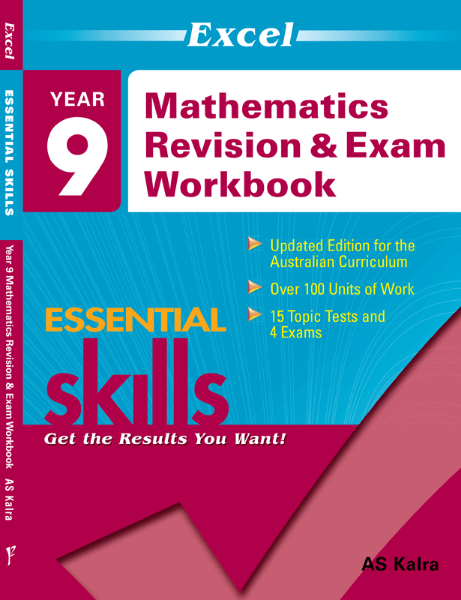 Picture of Excel Essential Skills - Mathematics Revision and Exam Workbook Year 9