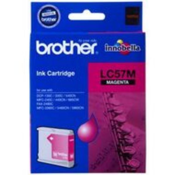 Picture of Brother LC-57M Magenta Ink Cartridge