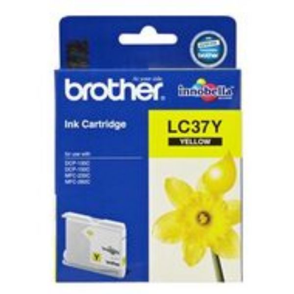 Picture of Brother LC-37Y Yellow Ink Cartridge