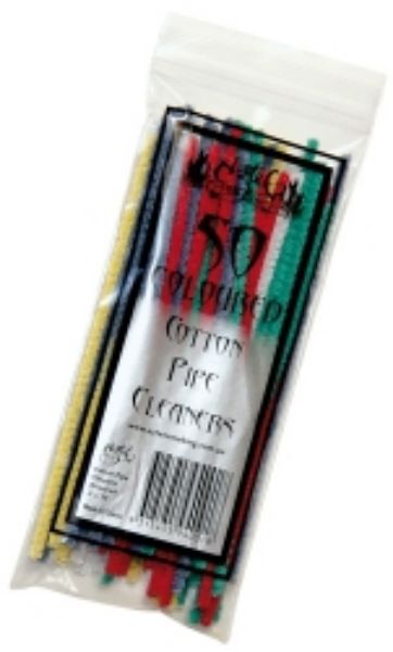 Picture of Pipe Cleaners Coloured 150mm Packet 50