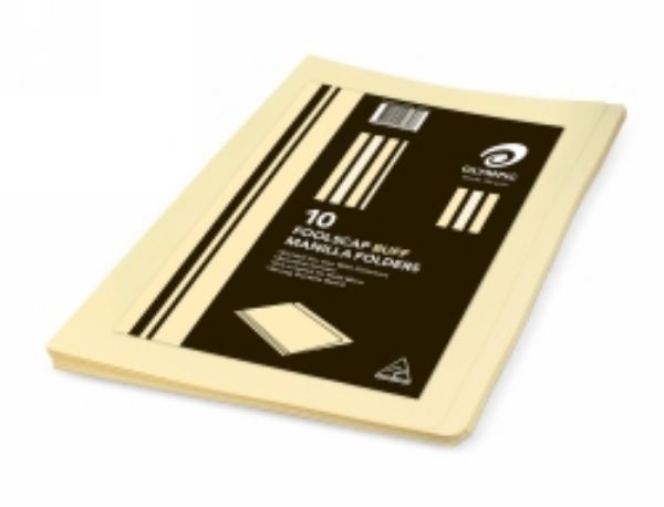 Picture of Manilla Folders Foolscap Buff Packet 10