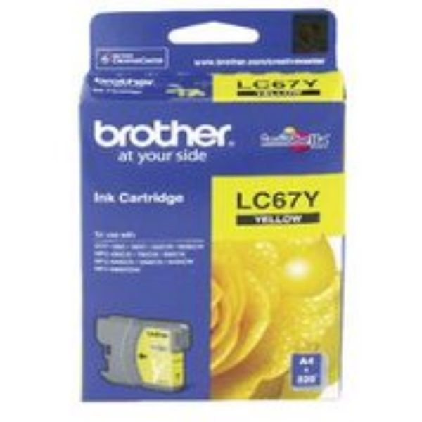 Picture of Brother LC-67Y Yellow Ink Cartridge