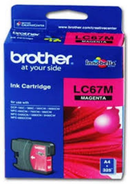 Picture of Brother LC-67M Magenta Ink Cartridge