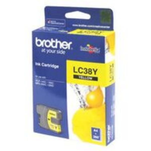 Picture of Brother LC38Y Yellow Ink Cartridge