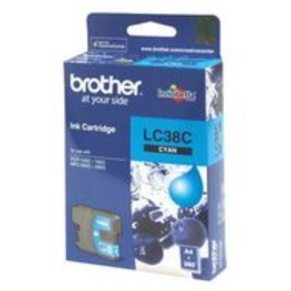 Picture of Brother LC38C Cyan Ink Cartridge