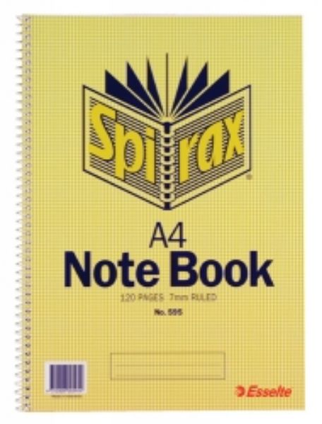 Picture of Notebook Spirax 595 A4 120 Pages