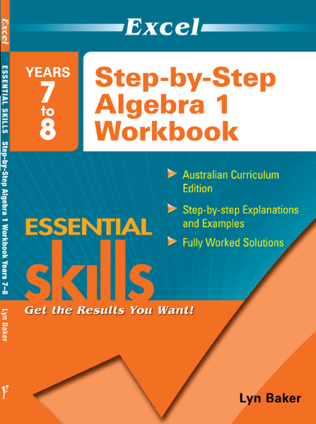 Picture of Excel Essential Skills - Step-by-Step Algebra 1 Years 7-8