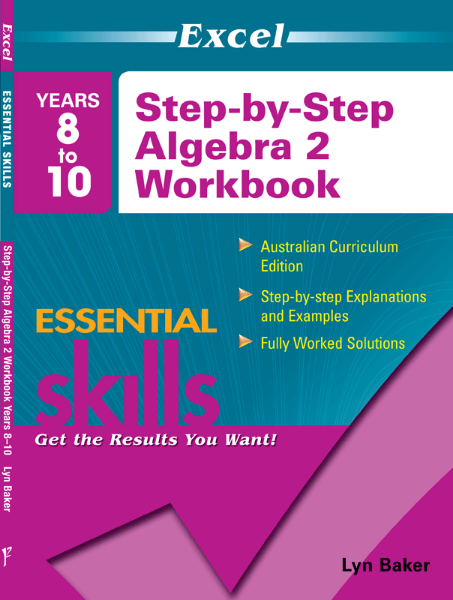 Picture of Excel Essential Skills - Step-by-Step Algebra 2 Years 8-10