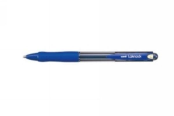 Picture of Pen Uni-ball Ballpoint Laknock Retractable 1.4mm Broad Blue