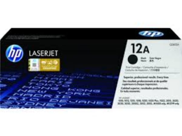 Picture of HP #12A Black Toner Cartridge