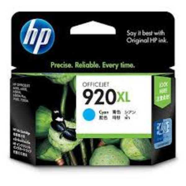 Picture of HP 920XL Cyan High Yield Ink Cartridge