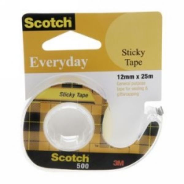 Picture of Tape Sticky Scotch Tape #500 12mm x 25m