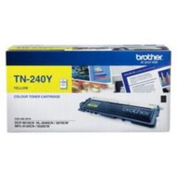 Picture of Brother TN-240 Yellow Toner Cartridge