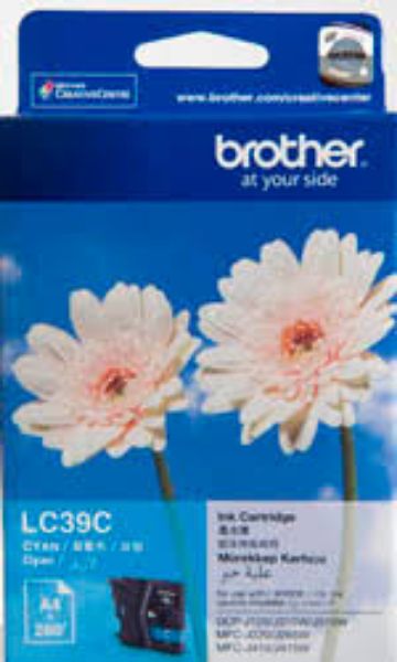 Picture of Brother LC39C Cyan Ink Cartridge