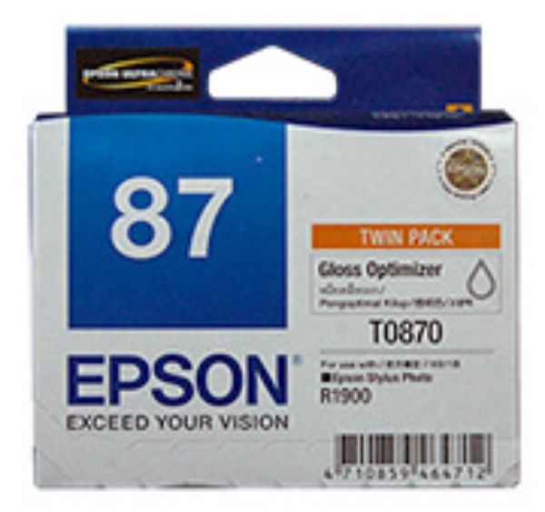 Picture of Epson T0870 Gloss Optimiser Ink Cartridge