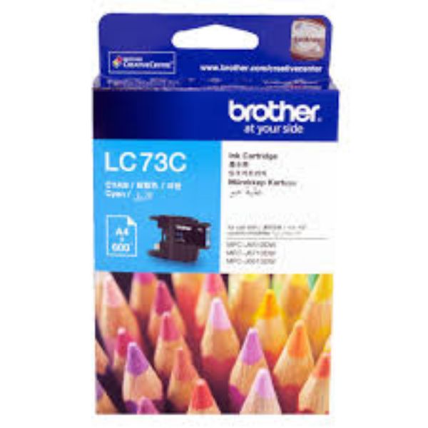 Picture of Brother LC-73 Cyan Ink Cartridge