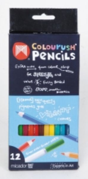 Picture of Pencils Coloured Colourush Packet 12