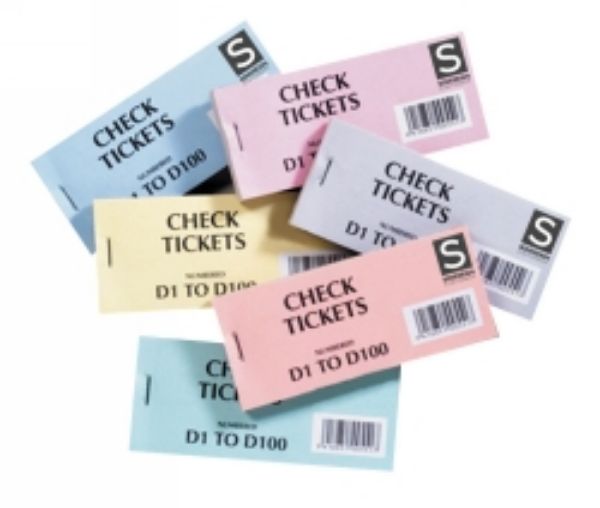 Picture of Tickets Check Books GNS 1-100