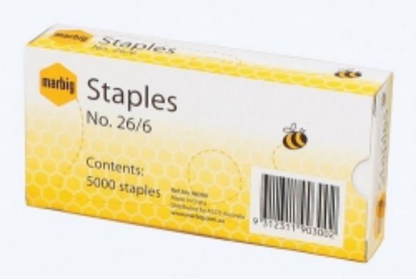 Picture of Staples 26/6 Box 5000