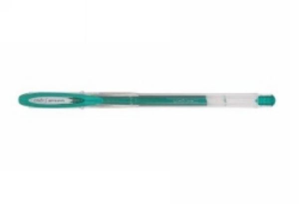 Picture of Pen Uniball Rollerball Signo UM120 Gel Fine Metallic Green