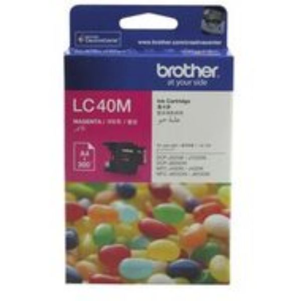 Picture of Brother LC-40M Magenta Ink Cartridge