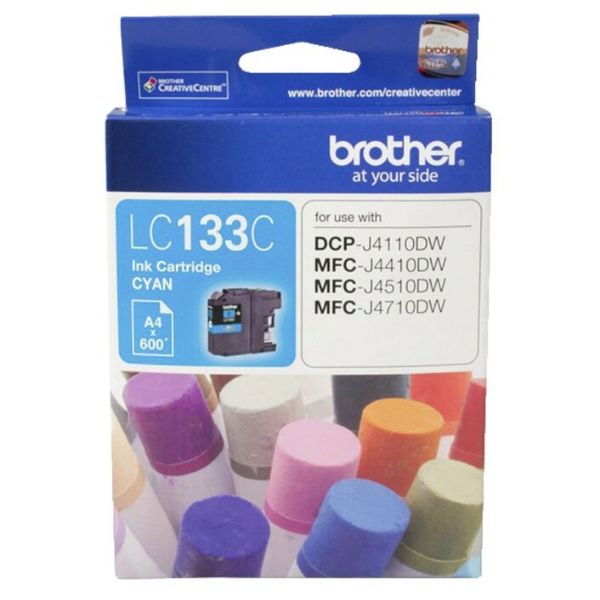 Picture of Brother LC133 Cyan Ink Cartridge