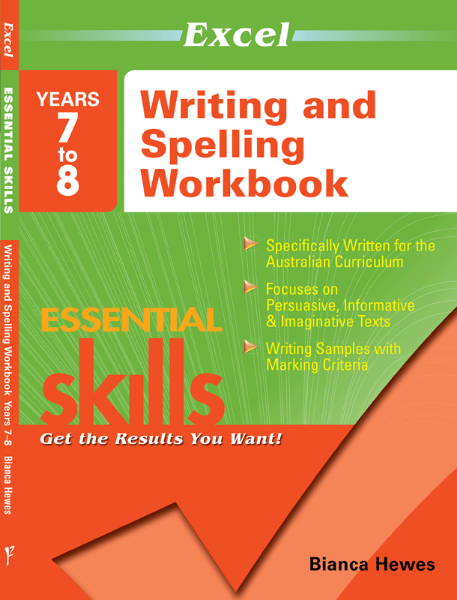 Picture of Excel Essential Skills - Writing & Spelling Workbook Years 7-8