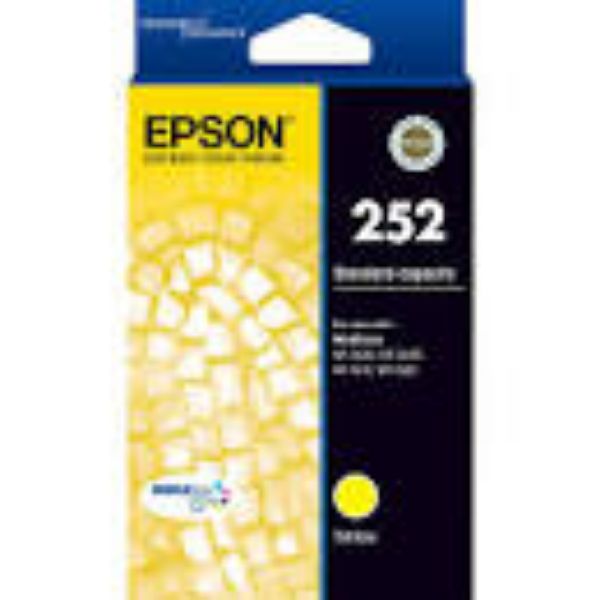 Picture of Epson 252 Yellow Ink Cartridge