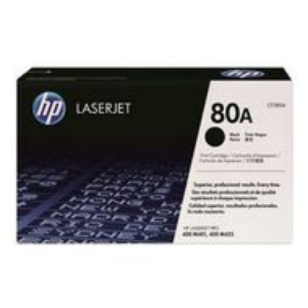 Picture of HP No. 80A Black Toner Cartridge