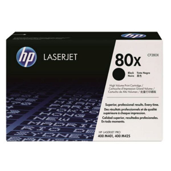 Picture of HP No. 80X Black Toner Cartridge