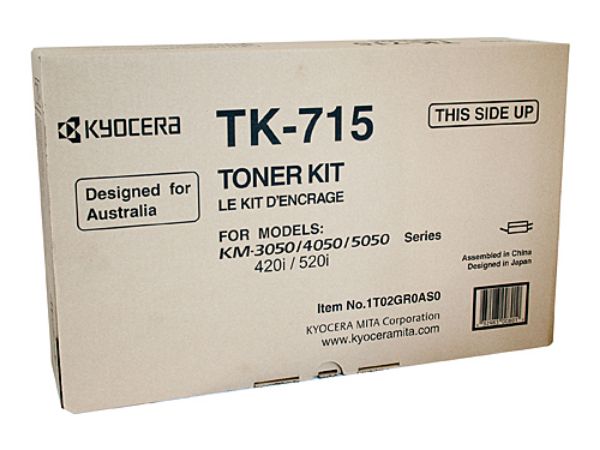 Picture of Kyocera TK-715 Black Toner Cartridge