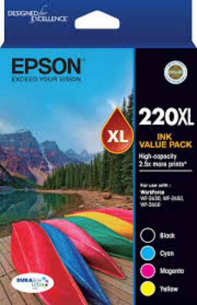 Picture of Epson 220 4 High Yield Ink Value Pack