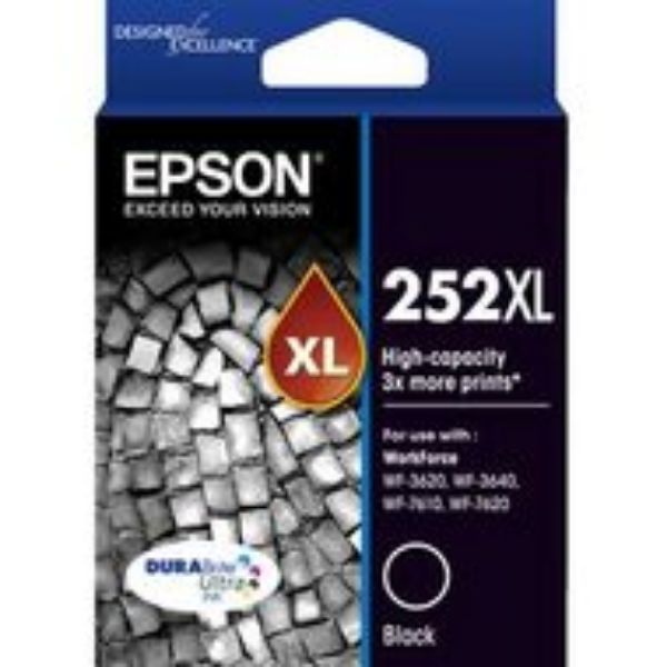 Picture of Epson 252 High Yield Black Ink Cartridge