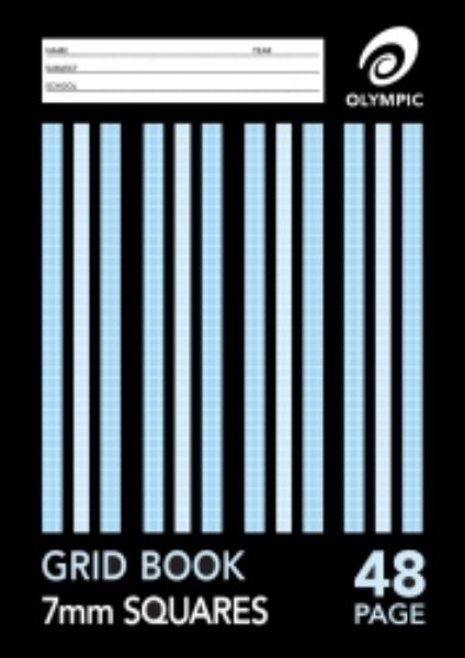 Picture of Grid Book A4 48 Pages 7mm