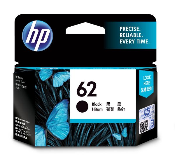 Picture of HP 62 Black Ink Cartridge