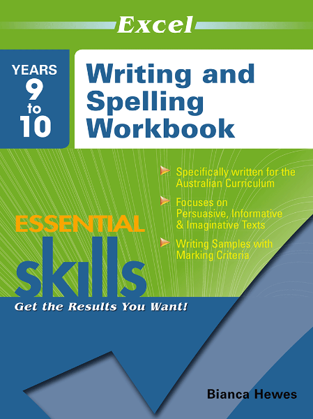 Picture of Excel Essential Skills - Writing & Spelling Workbook Years 9-10