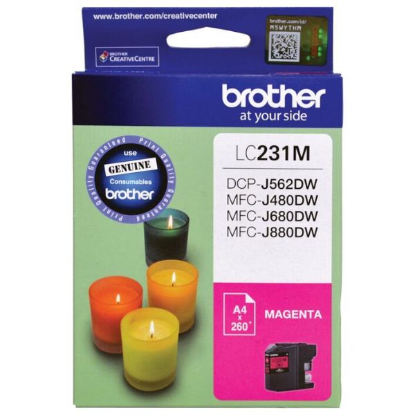 Picture of Brother LC-233 Magenta Ink Cartridge